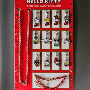 Bundle 3 HK Items for $10: Hello Kitty Necklace & Bracelet Set w/12 Charms